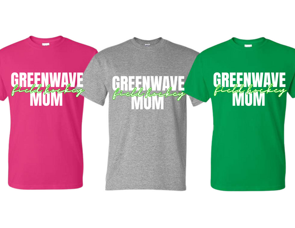 NMHS Greenwave Field Hockey Mom T Shirt