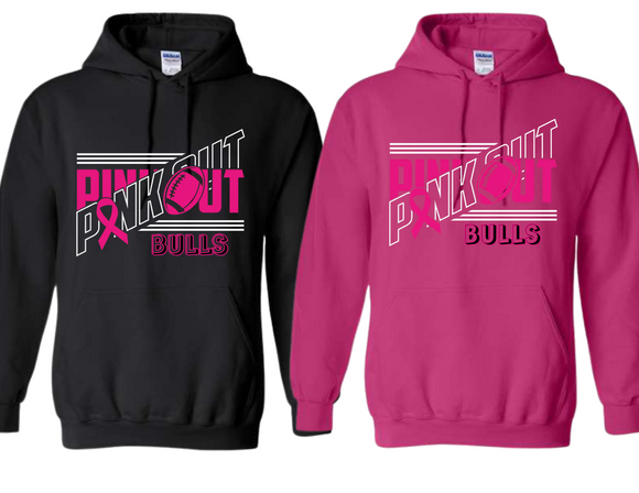 BULL Pink Out BULLS Hoodie - Youth & Adult