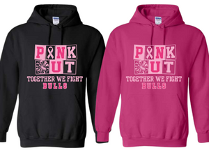 BULL Pink Out Together We Fight Hoodie - Youth & Adult