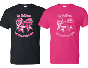 BULL In October The Bulls Wear Pink T Shirt - Youth & Adult