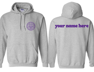 ADNE Sport Gray Hoodie Circle Logo on Front - Youth & Adult