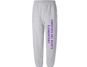 ADNE Sport Gray Sweatpants Arroyos in Purple- Youth & Adult