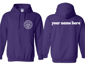 ADNE Purple Hoodie Arroyos Circle Logo on Front - Youth & Adult