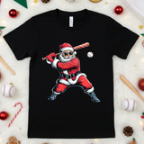 Kids Baseball Christmas Baseball Holiday Sports T Shirt