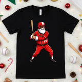 Kids Baseball Christmas Baseball Holiday Sports T Shirt