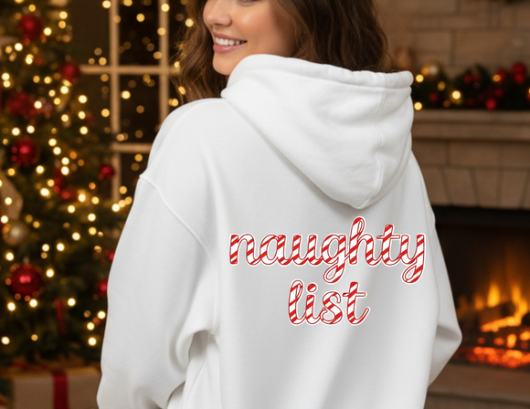 WS Naughty List / Nice List Holiday Graphic Pullover Hoodie