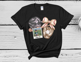 Custom Baseball Player  Polaroid Photo Tee