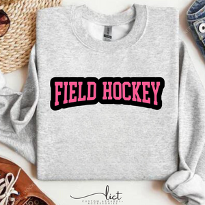 Field Hockey Pink Sweatshirt