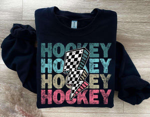 Wholesale Hockey  Lightning Bolt Sweatshirt - Black