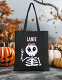 WS Halloween Candy Trick or Treat Tote Bag Personalized with Name