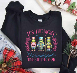 Wholesale Gr*nch Nutcracker Most Wonderful Time of the Year Sweatshirt