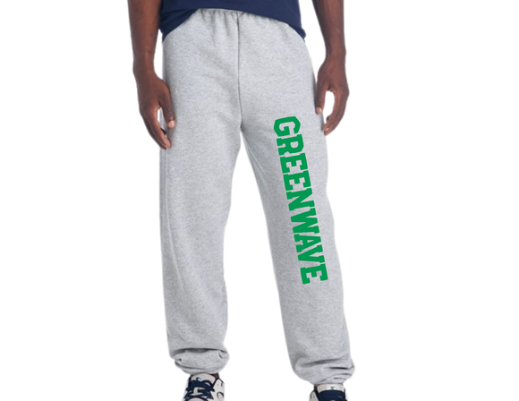 NMHS Greenwave Field Hockey Sweatpants (no pockets) Gray