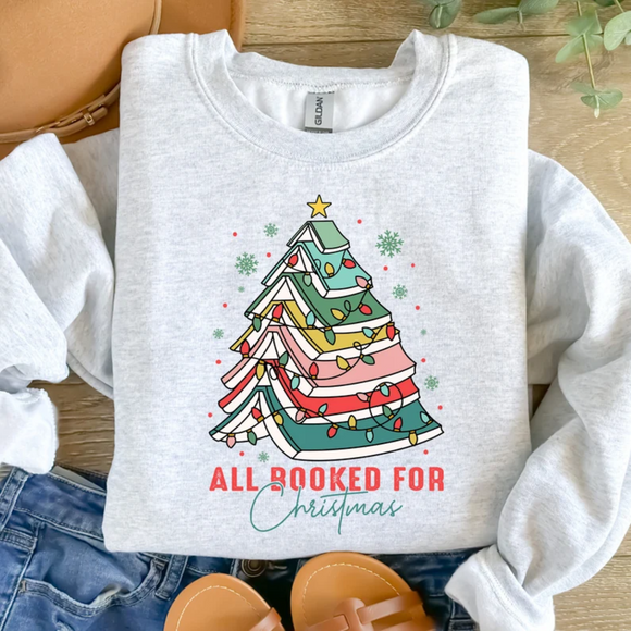 Wholesale All Booked Up For Christmas Sweatshirt