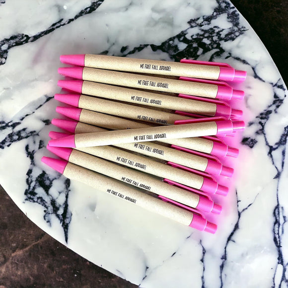 Wholesale | 1 dozen | Hot Pink Pens Boutique Swag Name