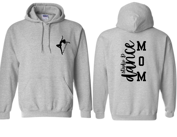 STU Studio D Dance Mom Custom Name Sport Gray Hoodie - Youth & Adult