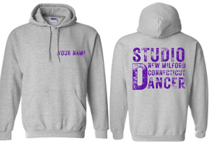 STU Studio D Rustic Custom Name Sport Gray Hoodie - Youth & Adult