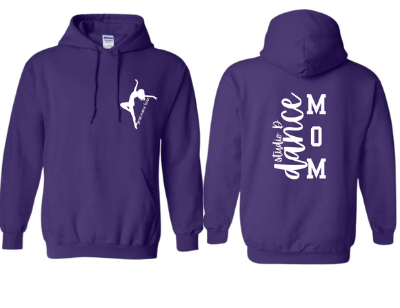 STU Studio D Dance Mom Custom Name Purple Hoodie - Youth & Adult