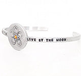 Live By The Sun, Love By The Moon Custom Cuff Bracelet