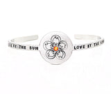 Live By The Sun, Love By The Moon Custom Cuff Bracelet