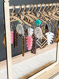 Wholesale | Wood Earring Display with 12 Hangers