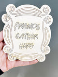 Wholesale | 1 pc | FRIENDS DIY Wood Frame with Easel