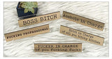 Wholesale | 1 pc | Birch Wood Desk Sign