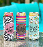Wholesale | Pack of 10 | Custom Coozies with Patches