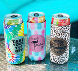 Wholesale | Pack of 10 | Custom Coozies with Patches