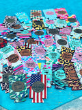 Wholesale | Pack of 10 | Custom Coozies with Patches