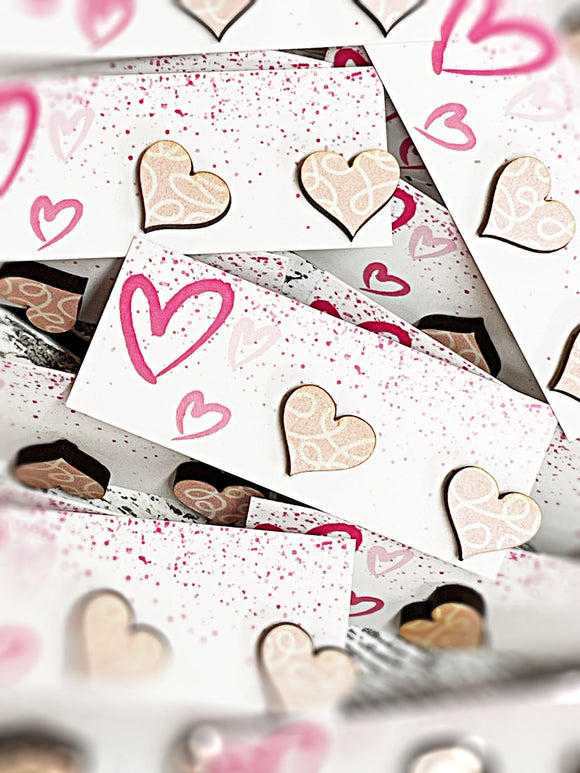 Wholesale | Snack Cake Valentine's Day Wood Earrings