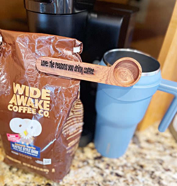 Wholesale | 4 pcs | Sapele Coffee Scoop