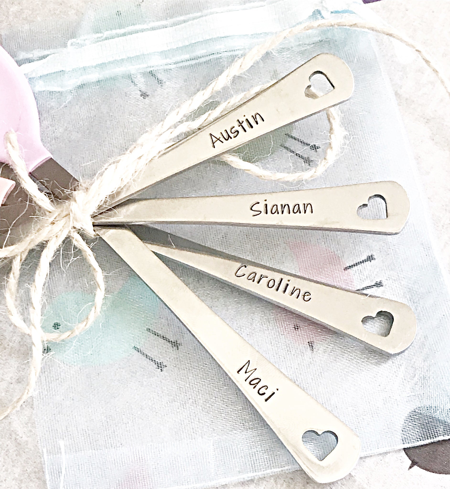 Hand stamped Personalized Baby Spoon