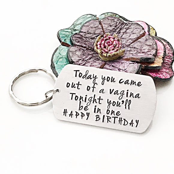Mature, Birthday Gift for Husband, Funny Husband Gift, Funny Birthday Gift for Boyfriend, Custom Keychain - Lasting Impressions CT