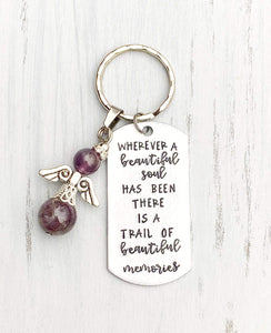 Wholesale | 1 pc | Memorial Beautiful Soul Keychain
