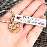 This is My Happily Ever After Custom Hand Stamped Penny Keychain Divorce Gifts for Her - Lasting Impressions CT