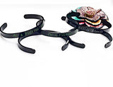 Black Stainless Steel Halloween Witch Cuff Bracelet Jewelry Unique and Fun Holiday - Lasting Impressions CT