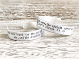 Grown Daughter Hand Stamped Personalized Cuff Bracelet - Daughter Gifts - Daughter Jewelry - Mother Daughter - Lasting Impressions CT