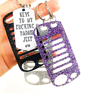 Wholesale | 1 pc | Jeep Grill Acrylic Keychain