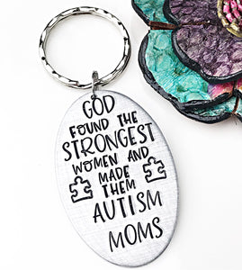 Autism Mom Keychain, Autism Gift, Autism Mom Gift, Mother's Day Keychain - Lasting Impressions CT