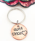 Custom Mother Penny Keychain, Penny Keychain, Mom Keychain, Dad Keychain, Personalized Pennies, Mommy Since, Daddy Since, New Mom Gift - Lasting Impressions CT