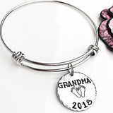Grandma Bracelet, New Grandma Gift, New Grammy, Grammy Gifts, Grandmother Bracelet, Announcement - Lasting Impressions CT