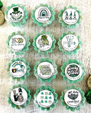 Wholesale | 1 dozen | Soy St Patricks Day Wax Tarts