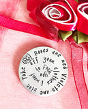 I want to Fuck You Funny Hand Stamped Valentine's Day Gifts for Him Love Sex Token - Lasting Impressions CT