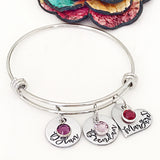 Name Charm Bracelet for Mom, Step Mom, Grandma, Mother in Law, Mother's Day Bracelet, Personalized Charm Bracelets - Lasting Impressions CT