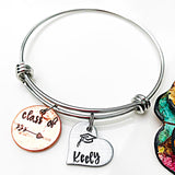 2019 Graduation Bracelet, Graduation Gifts for Girls, Graduation Jewelry, Grad Bracelet, Class of 2019 - Lasting Impressions CT