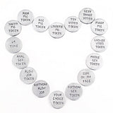 Sexy Love Tokens - Valentine's Day Gifts for Him or Her, Husband Gifts - Sex Tokens - Create Your Own - Lasting Impressions CT