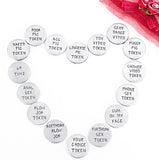 Sexy Love Tokens - Valentine's Day Gifts for Him or Her, Husband Gifts - Sex Tokens - Create Your Own - Lasting Impressions CT