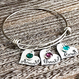 Name Charm Bracelet for Mom, Step Mom, Grandma, Mother in Law, Mother's Day Bracelet, Personalized Charm Bracelets - Lasting Impressions CT