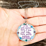 So Far You've Survived Necklace Gift For Friends Or Family Medical Hardship, Cancer Battle - Lasting Impressions CT