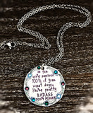 So Far You've Survived Necklace Gift For Friends Or Family Medical Hardship, Cancer Battle - Lasting Impressions CT
